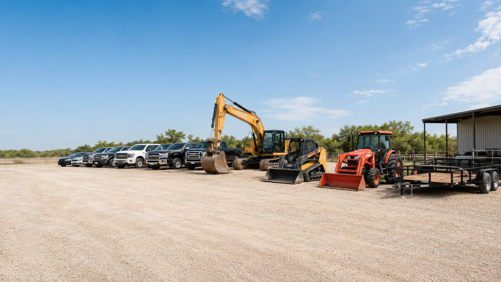 Heavy equipment and vehicle auction in San Antonio by Alamo Auctioneers